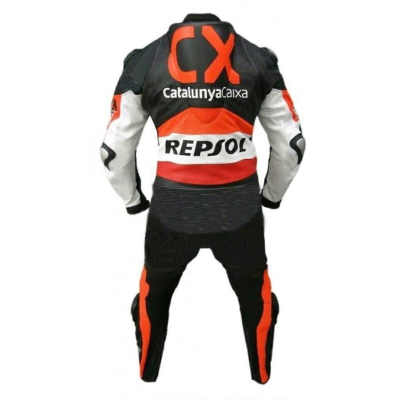 Honda Repsol Motorcycle Riding Gear Cowhide Leather Biker Suit