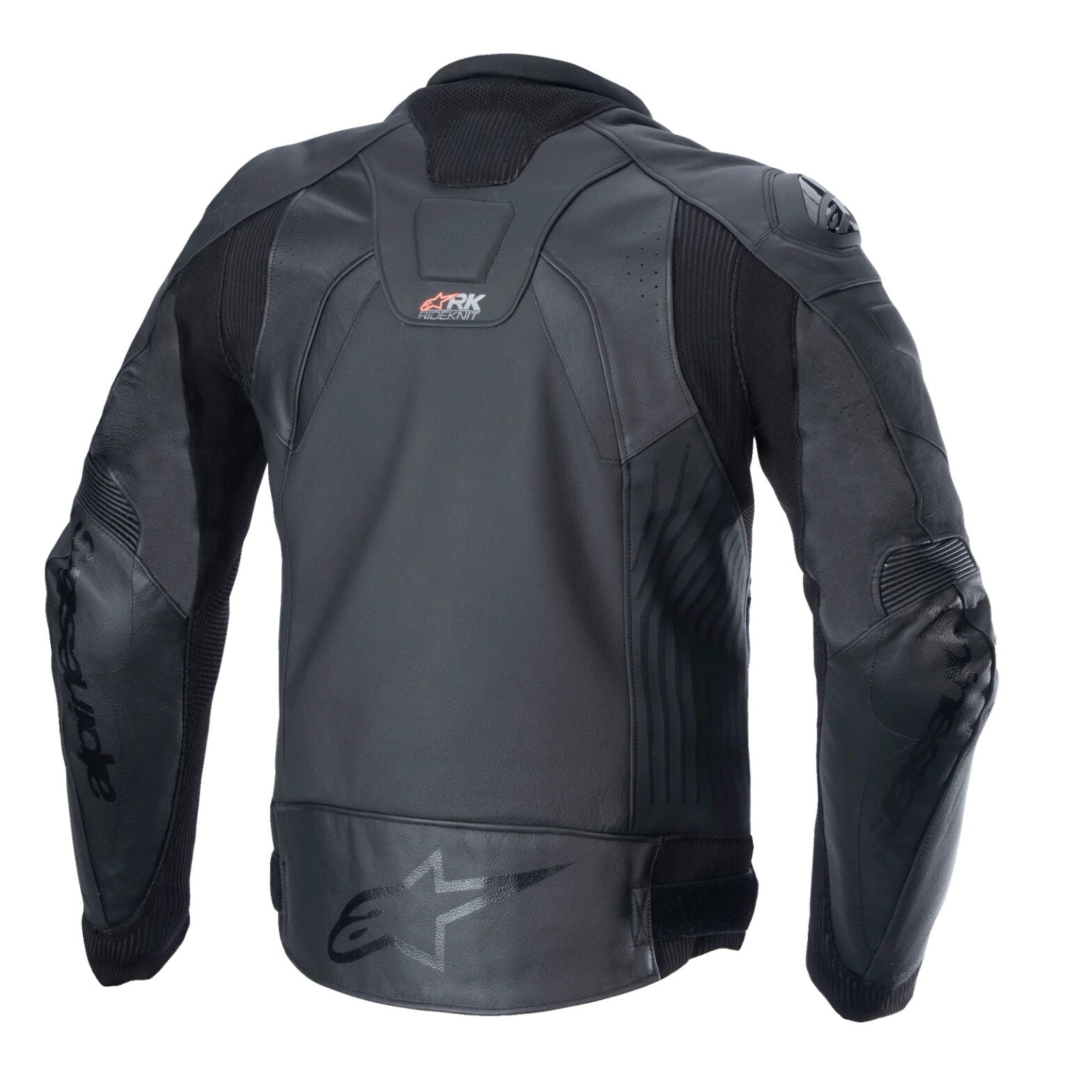 Alpinestars Men's Premium Black Perforated Leather Motorcycle Riding Jacket - DFS Protection