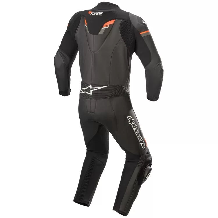 Alpinestars GP Force Chaser Race Suit – Black/Fluo Red