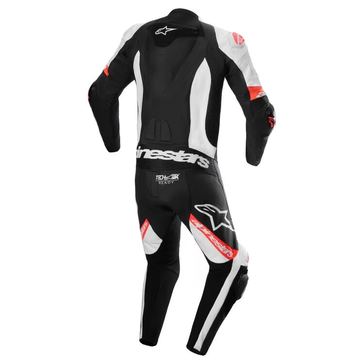 Alpinestars Missile V2 Ward Race Suit – Black/White/Fluo Red