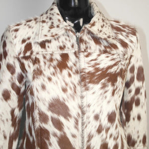 Western Cowhide Skirt and Jacket Set Cowgirl Chic Outfit Hair on Hide Cowgirl Clothing Western Style Elegance Complete Outfit Rustic Charm - LEATHER CHAPTER