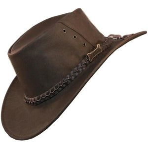 Cowboy Hat-BUFFALO Leather Cowboy hat, Custom Cowboy Hat, Cowboy Hat Woman - LEATHER CHAPTER