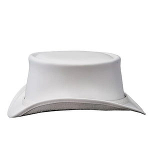 Ghost Rider White Top Hat top hat leather hat leather top hat gothic top hat mens top hat steampunk top hat custom top hat - LEATHER CHAPTER