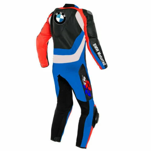 BMW Motorbike Leather Suit with CE Armor – Premium Protection & Performance