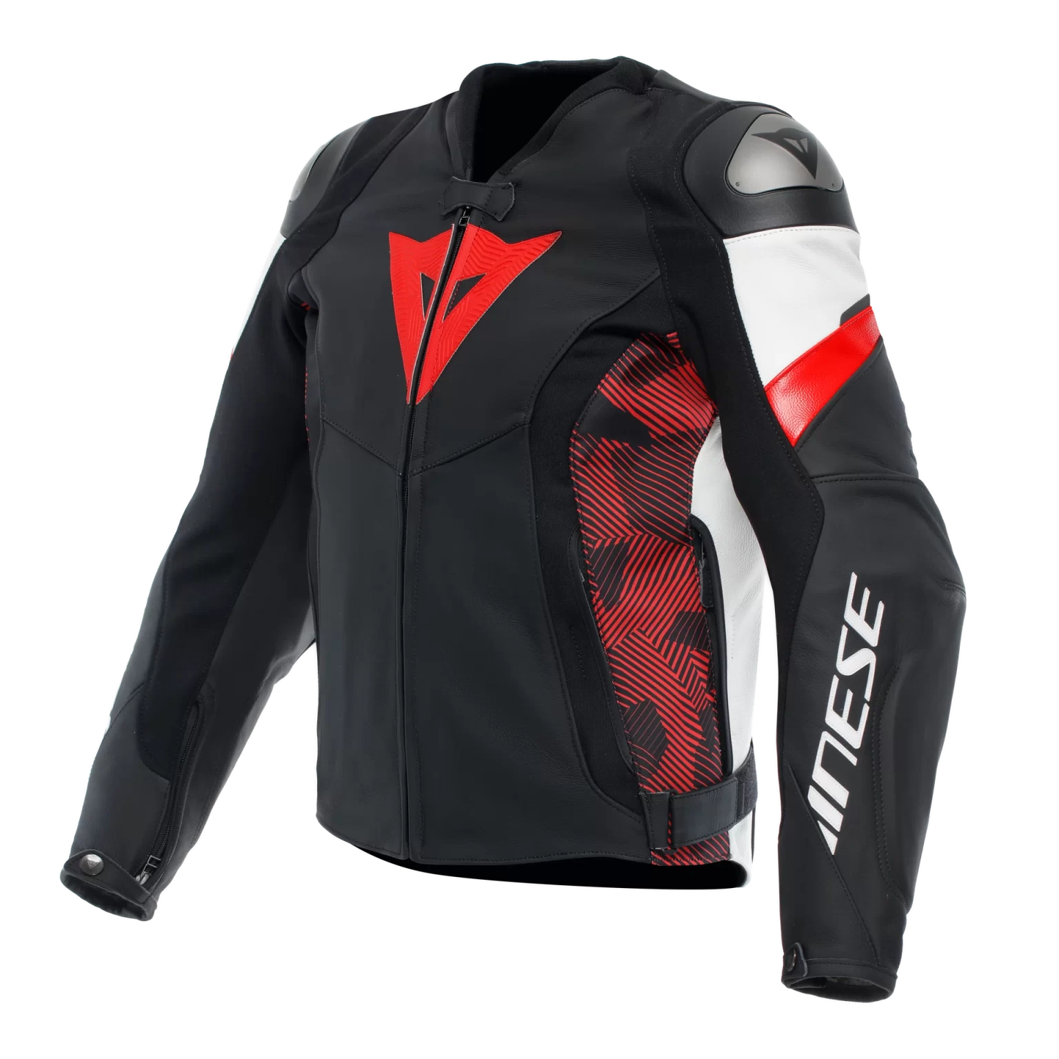 Dainese Fulcro Men’s Black Leather Motorcycle Jacket