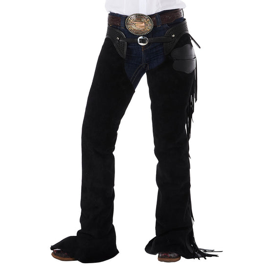 NRS Black Roughout Versatility Show Chaps