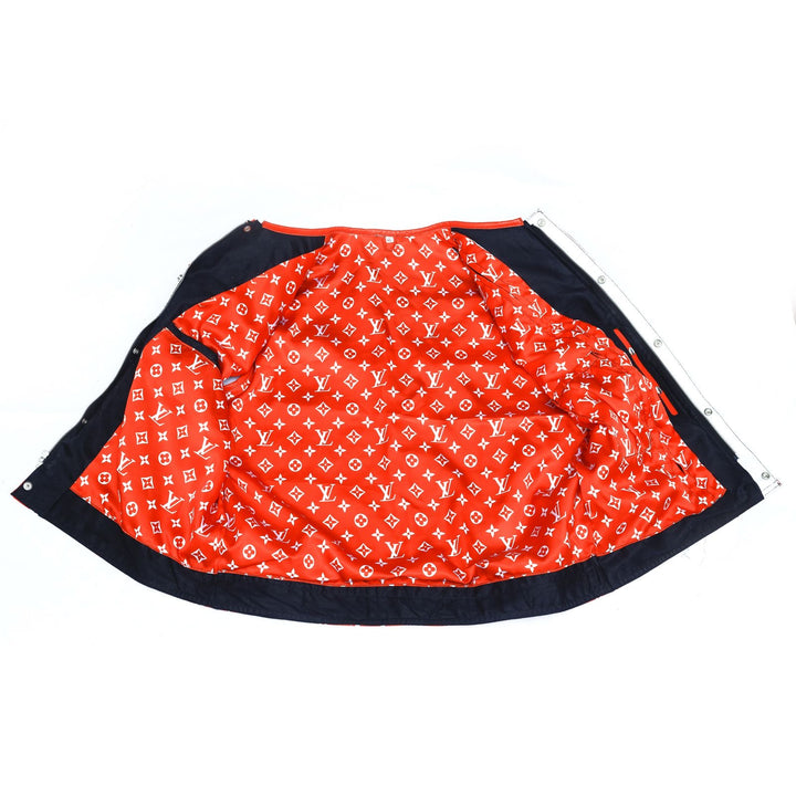 Lo*uis Vuit**n
 Red & White perforated Leather Vest - LEATHER CHAPTER