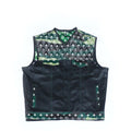 Lo*uis Vuit**n
 Camo & Black Perforated Leather Vest - LEATHER CHAPTER