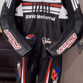 BMW Motorrad Racing Motorcycle 1 Piece Riding Gear Genuine Cowhide Leather Suit