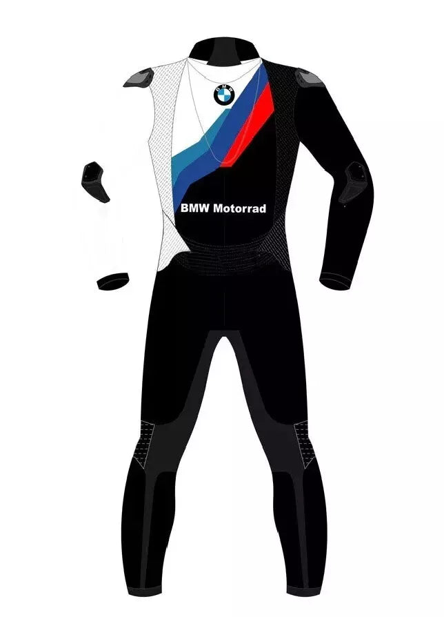 BMW Motorrad Motorcycle Riding Gear CE Armored Leather Biker Suit