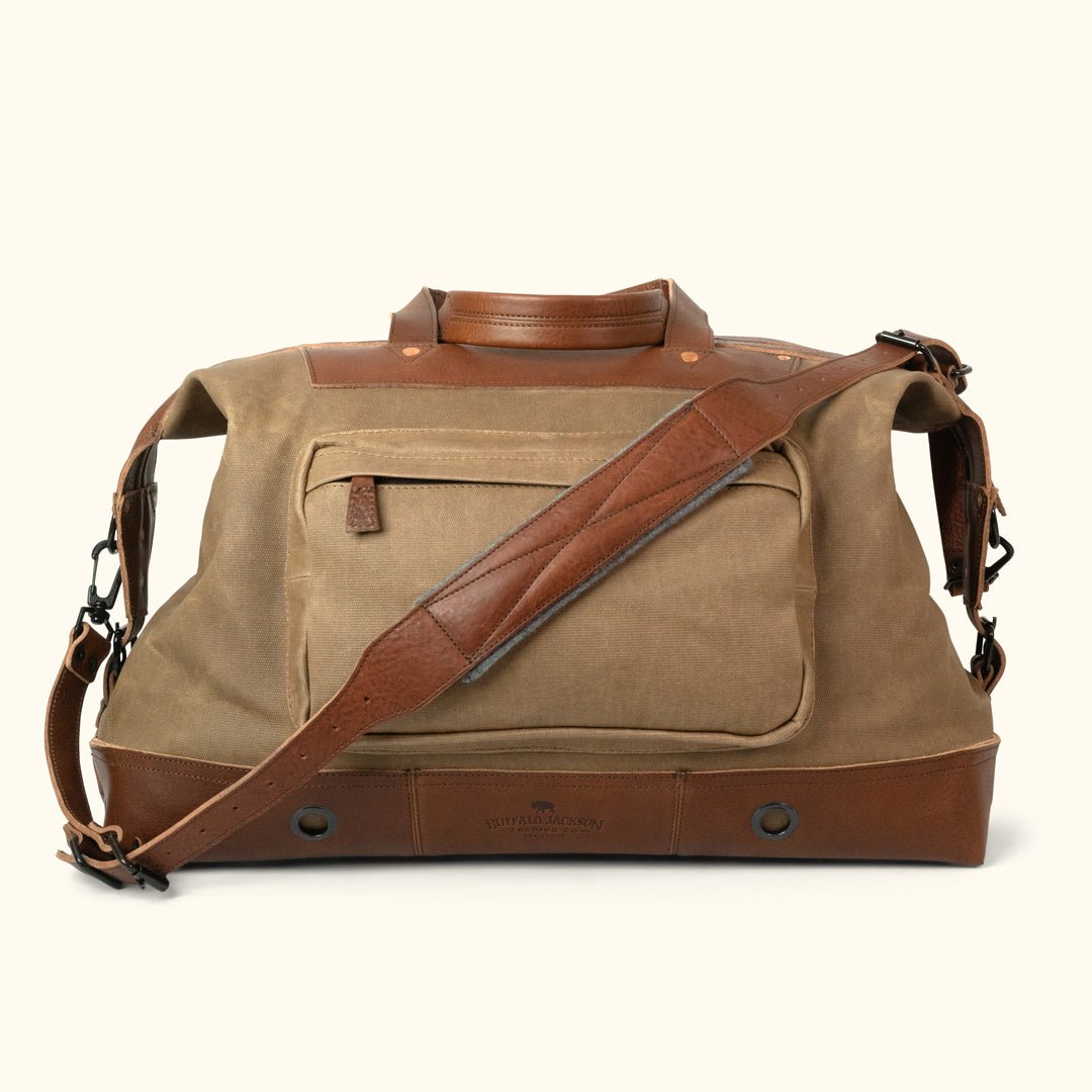 Dakota Waxed Canvas Oversized Weekend Bag