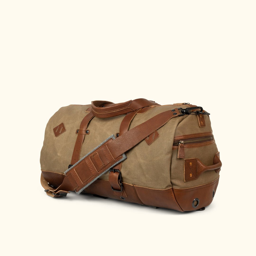 Dakota Waxed Canvas Duffle Bag/Backpack