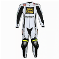 Honda Racing SAN CARLO Motorcycle Riding Gear Genuine Cowhide Leather Suit