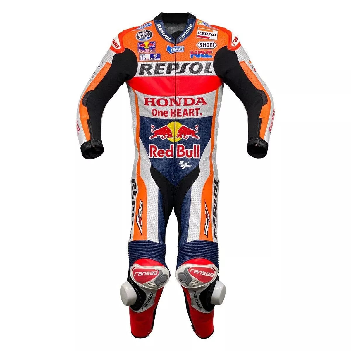 Honda Repsol Racing MOTOGP Riding Gear Cowhide Leather Biker Suit