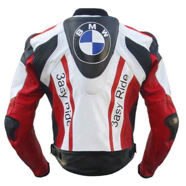 BMW Leather Motorcycle Riding Jacket – Genuine Full-Grain Leather