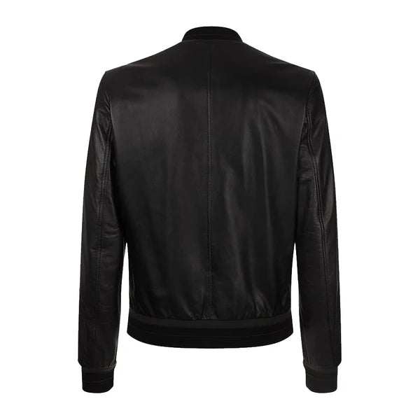 Leather Lambskin Bomber Jacket of Dolce & Gabbana