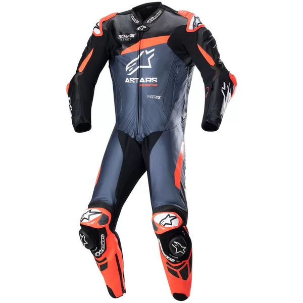 Alpinestars GP Plus V4 Race Suit – Navy/Red/Black