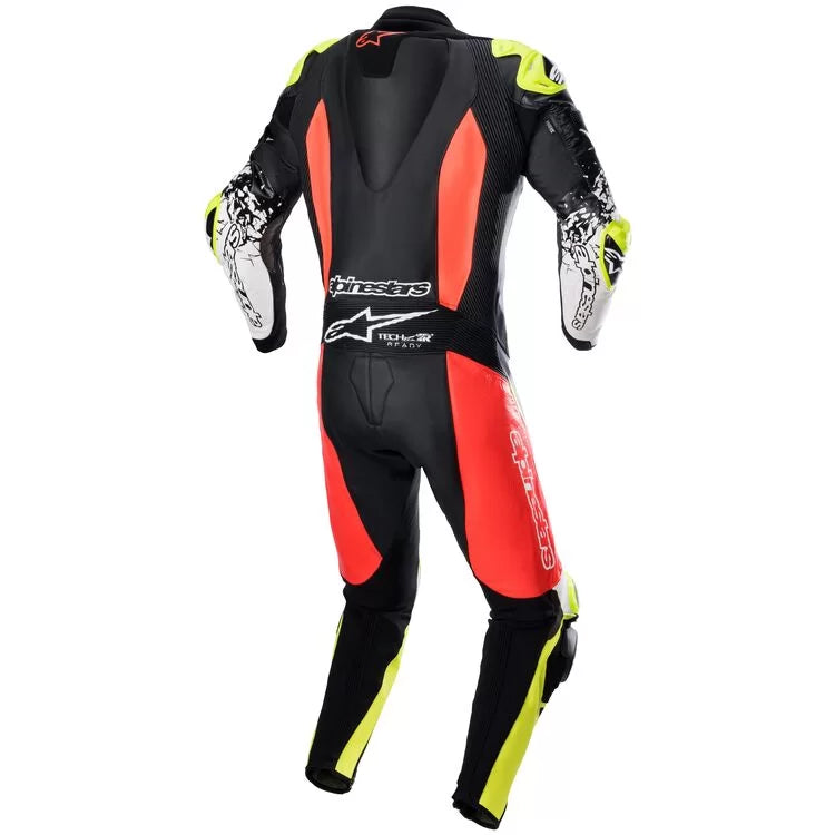 Alpinestars GP Tech V4 Race Suit-Black/Red/Yellow