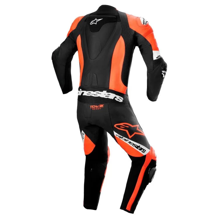 Alpinestars Missile V2 Ward Racing Suit – Black/Fluo Red/White