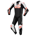 Alpinestars Missile V2 Ward Race Suit – Black/White/Fluo Red