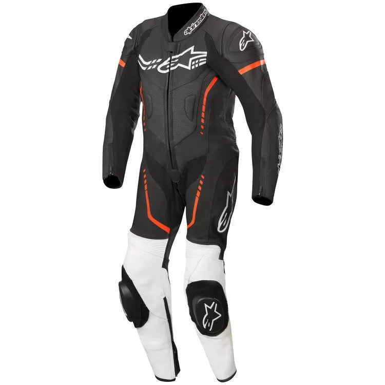 Alpinestars Youth GP Plus Cup Race Suit – Black/White/Fluo Red