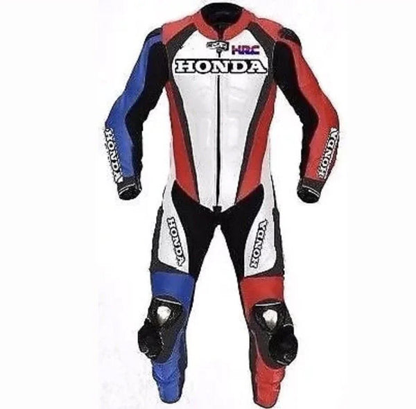 Honda Motorcycle Leather Racing Suit – Premium Protection