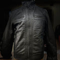 Leather Jackets, Mens Jacket, Motorbike Leather Mens Jacket, Biker Printed Jacket, Sheep Leather Original Leather Jacket, Coat Large Size1 - LEATHER CHAPTER