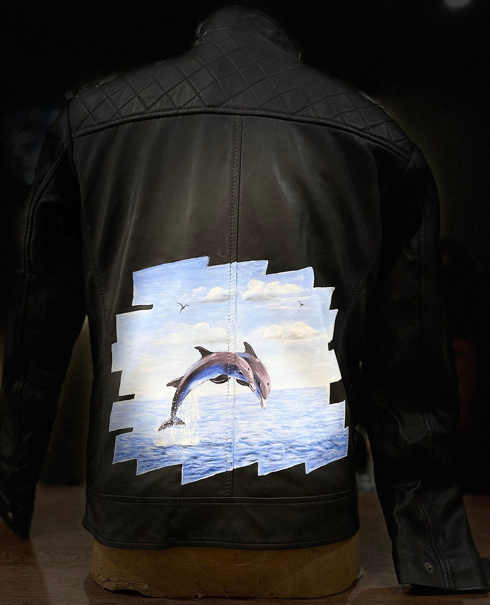 Leather Jackets, Mens Jacket, Motorbike Leather Mens Jacket, Biker Printed Jacket, Sheep Leather Original Leather Jacket, Coat Large Size1 - LEATHER CHAPTER