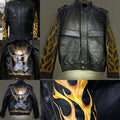 Leather Jackets, Mens Jacket, Motorbike Leather Mens Jacket, Biker Printed Jacket, Sheep Leather Original Leather Jacket, Coat2 - LEATHER CHAPTER