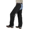 Handmade Native American Leather Chap Black Suede Fringes Style Pant Chap Western Cowboy Chap Rodeo Chap Horse Riding Chap Gifts For Men - LEATHER CHAPTER