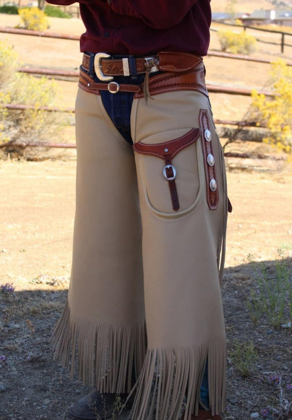 Handmade Cowboy Leather Pant Western Cowboy Leather Chap Mountain Men Horse Riding Chap Gifts For Men , Gifts For Cowboy - LEATHER CHAPTER