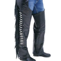 Native American cowhide Black Leather Pant Chap Handmade Western Cowboy Chap Rodeo Chap Horse Riding Chap Gifts For Men - LEATHER CHAPTER