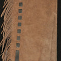 Handmade Native American Leather Chap Tan Brown Suede Fringes Style Pant Chap Western Cowboy Chap Rodeo Chap Mountain Men Leather Chap - LEATHER CHAPTER