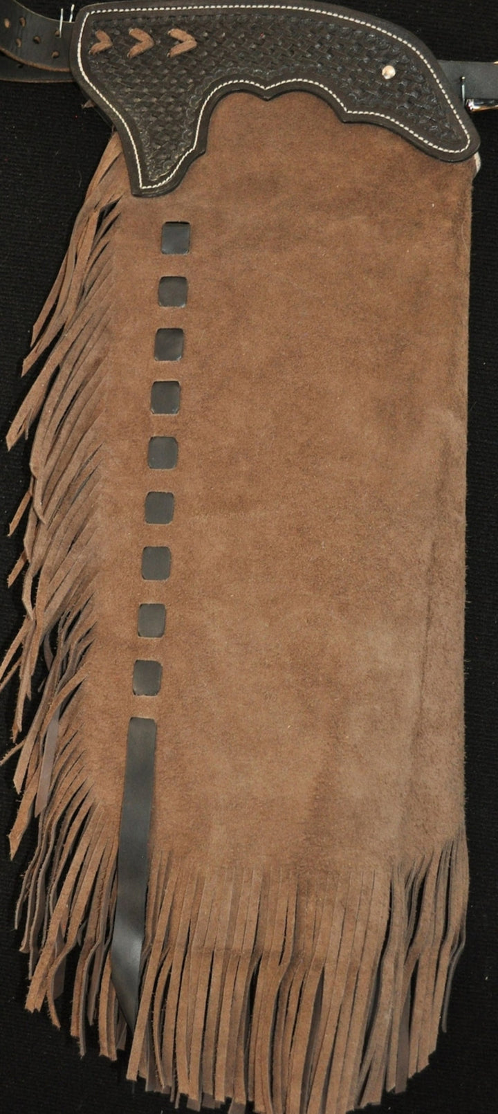 Handmade Native American Leather Chap Tan Brown Suede Fringes Style Pant Chap Western Cowboy Chap Rodeo Chap Mountain Men Leather Chap - LEATHER CHAPTER