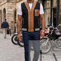MCM Monogram Leather Varsity Vest for Men – Luxury Designer Sleeveless Jacket