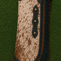 Hair On Hide Western Leather Chaps With Fringe Cowboy Biker Riding Wear