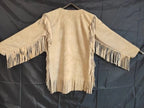 New Men Handmade Native American Mountain Man Buckskin Leather War Shirt - LEATHER CHAPTER