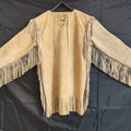 New Men Handmade Native American Mountain Man Buckskin Leather War Shirt - LEATHER CHAPTER