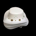 Cowboy Hat Outback Hat Unisex Western-Style Hat For Men White Leather Hat For Women Gift For Him Gift For Her - LEATHER CHAPTER