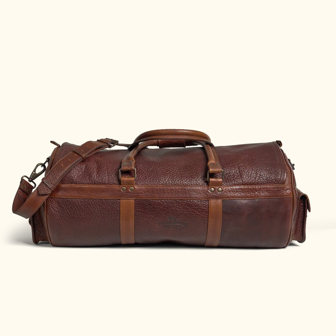Limited Edition Roosevelt Buffalo Leather Travel Duffle Bag